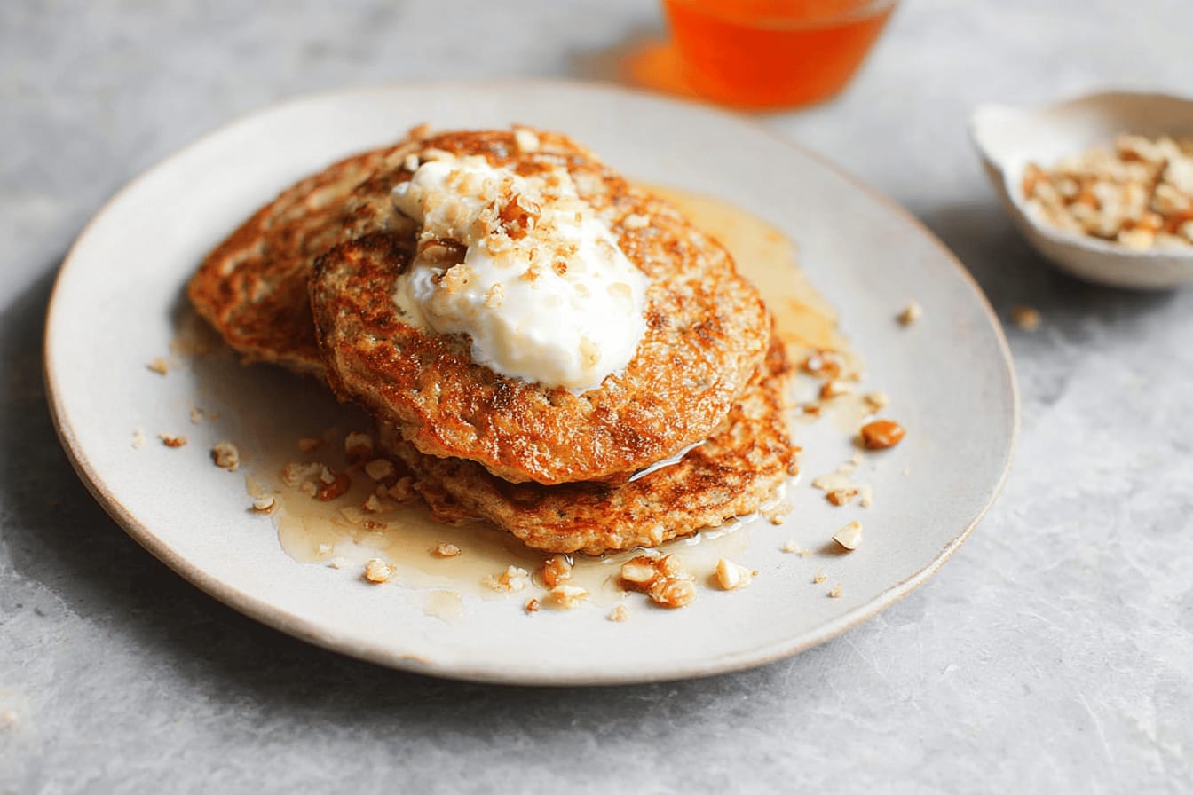 Carrot Cake Pancakes Recipe by Jamie Oliver