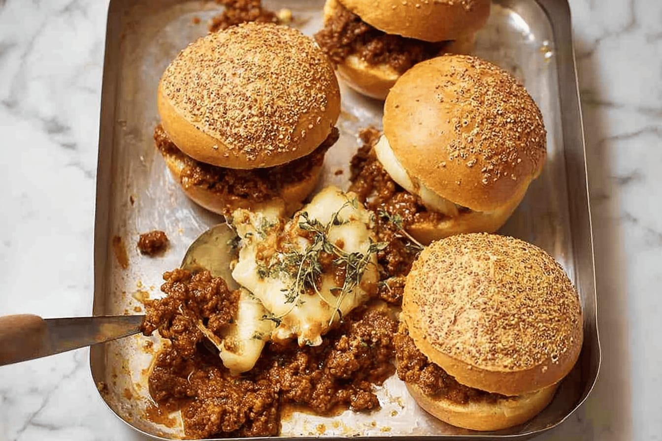 Cheesy Bolognese Buns Recipe by Jamie Oliver