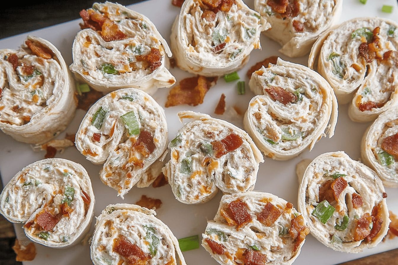 Chicken Bacon Ranch Pinwheels Recipe