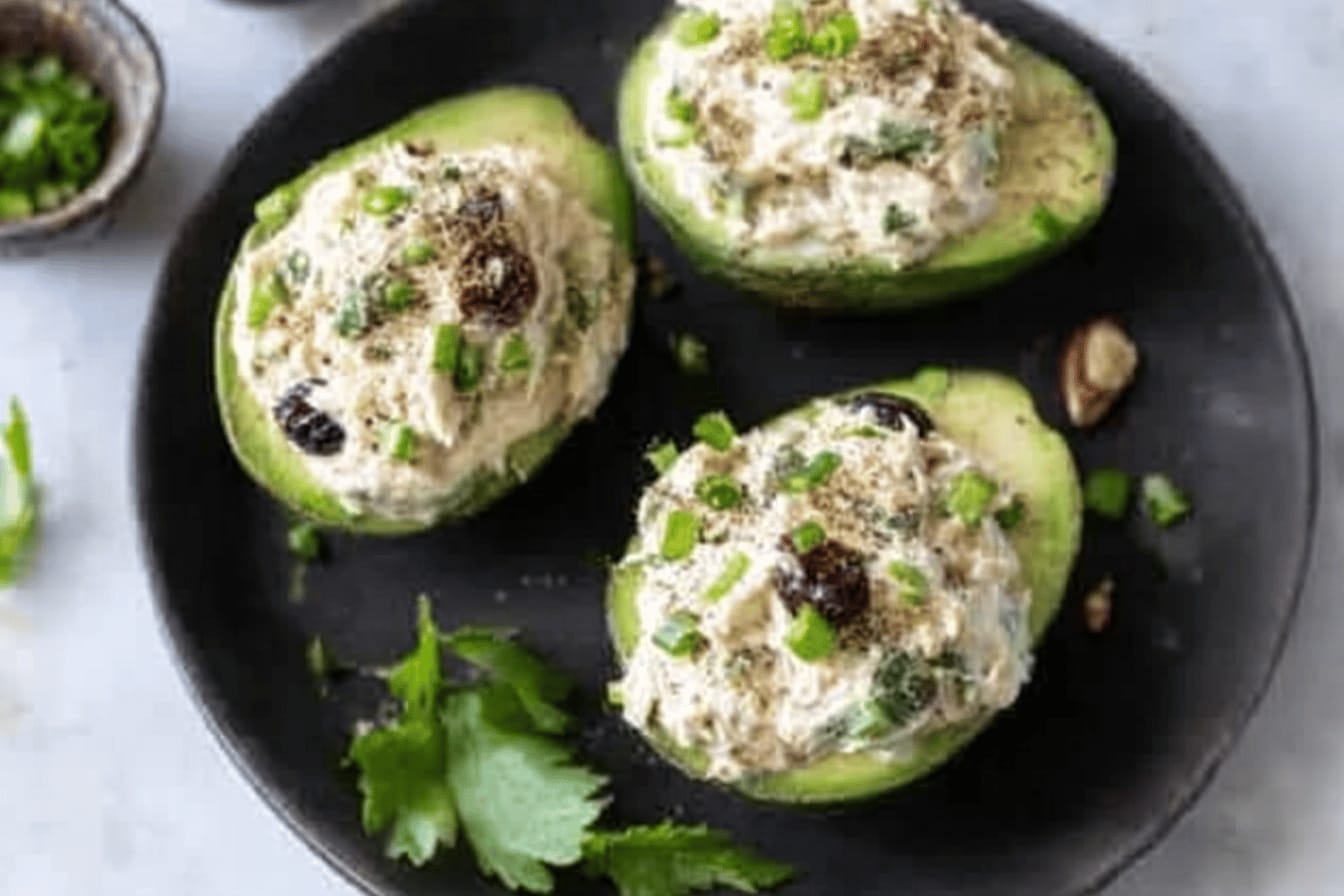 Chicken Salad Stuffed Avocados Recipe