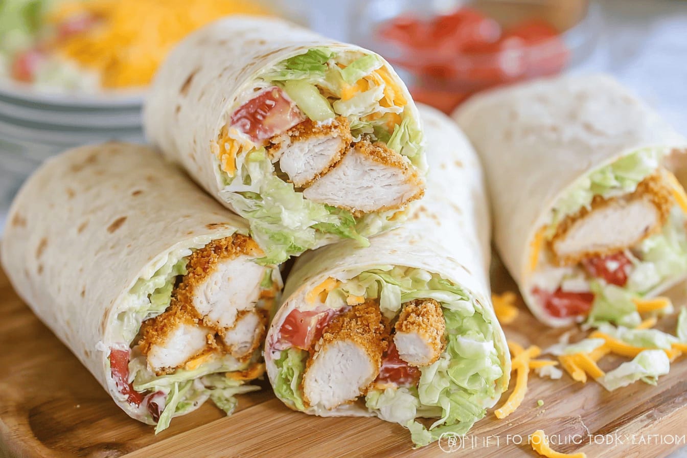 Chicken Tender Wraps for Easy Family Meals