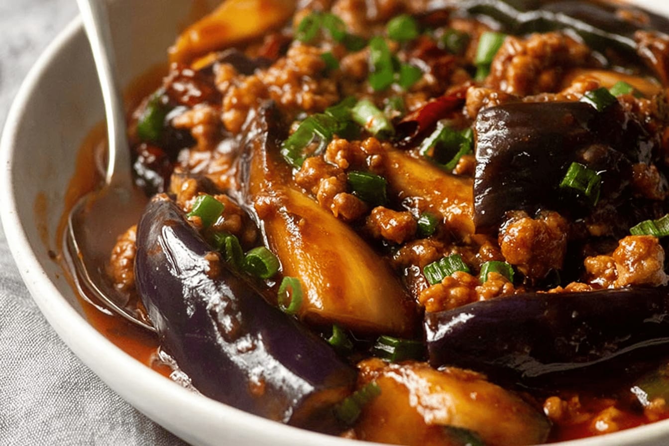 Chinese Eggplant with Minced Pork Recipe