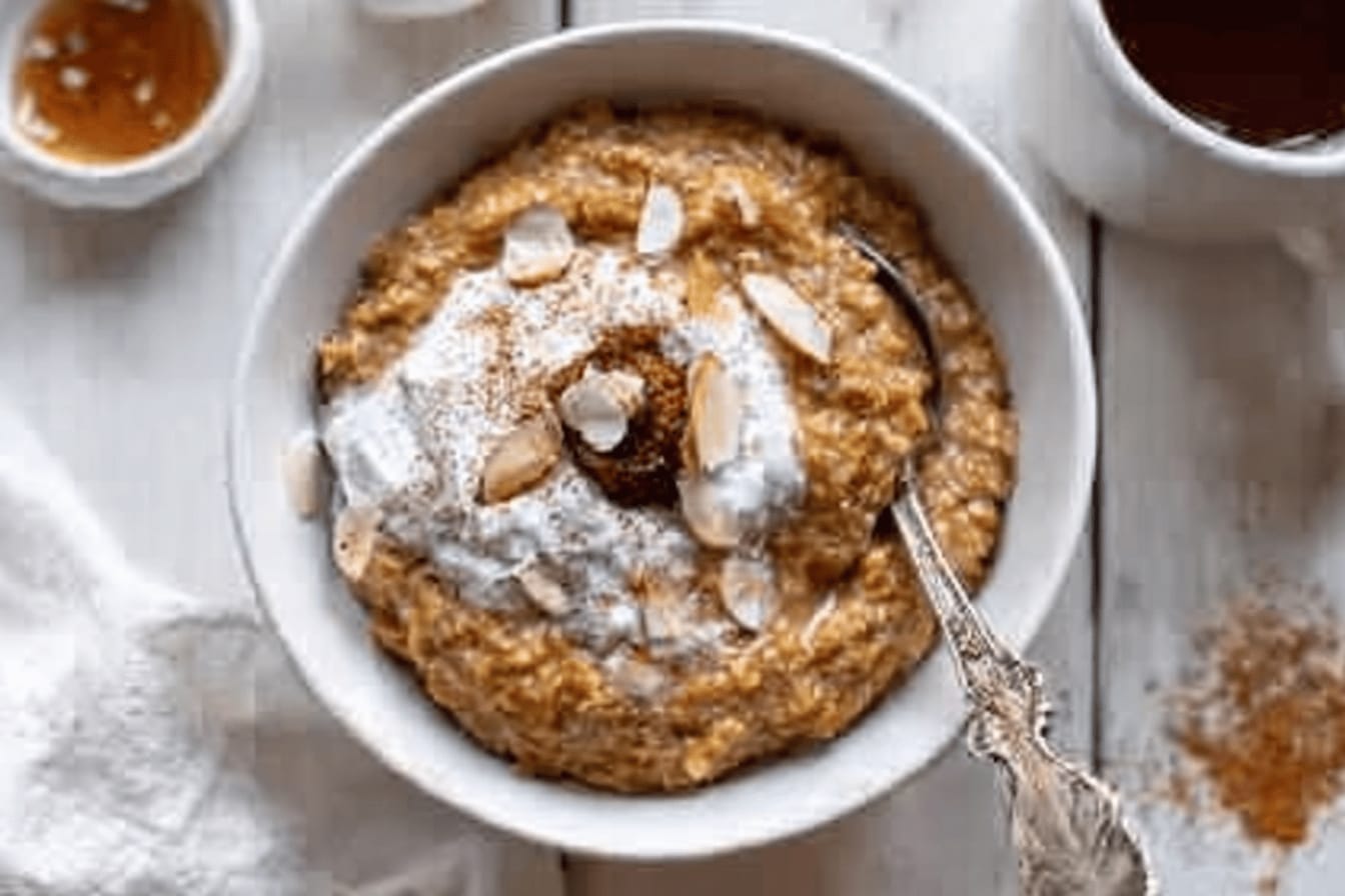 Cinnamon Toasted Pumpkin Pie Oatmeal Recipe
