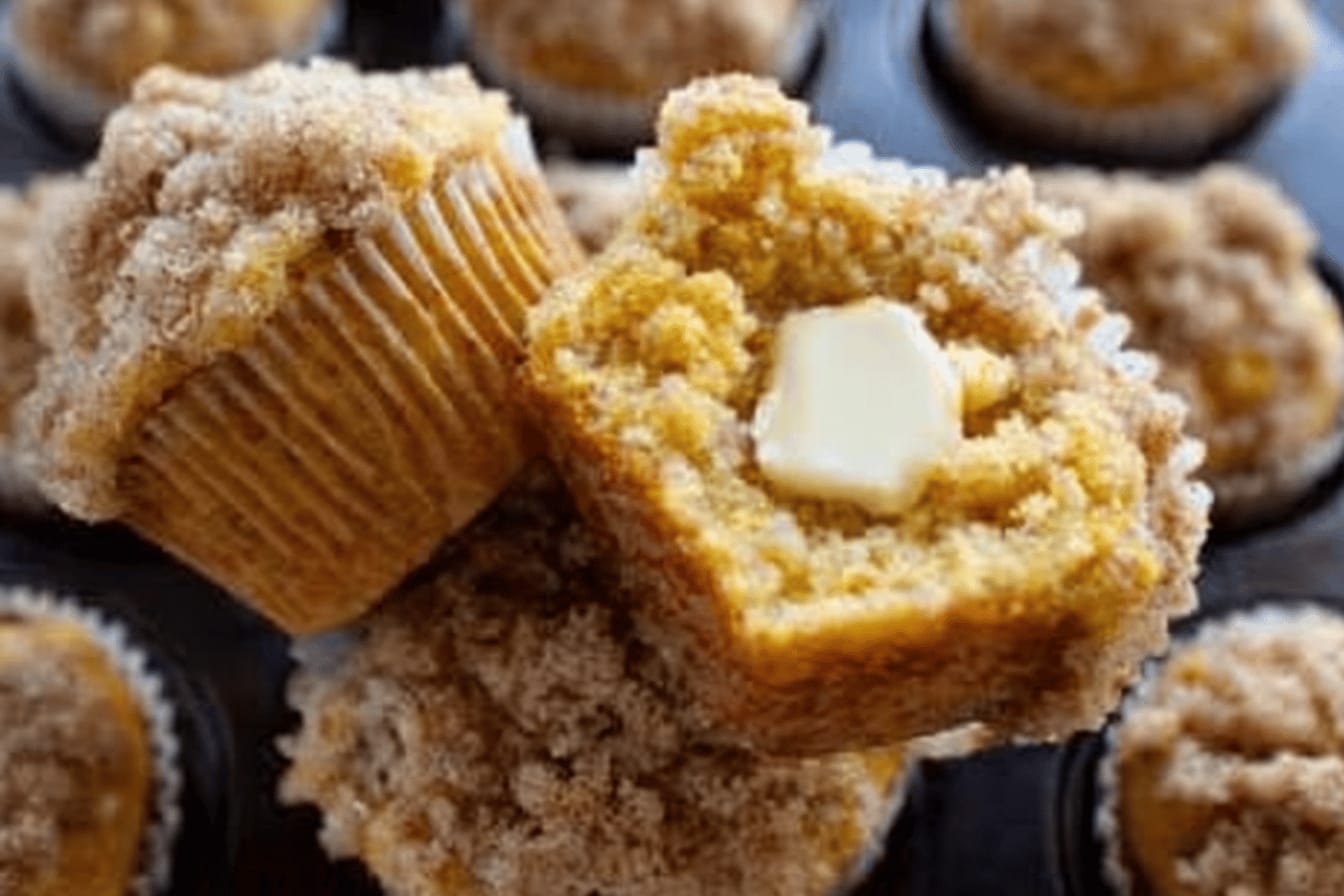 Cornbread Crumb Muffins Recipe Delight