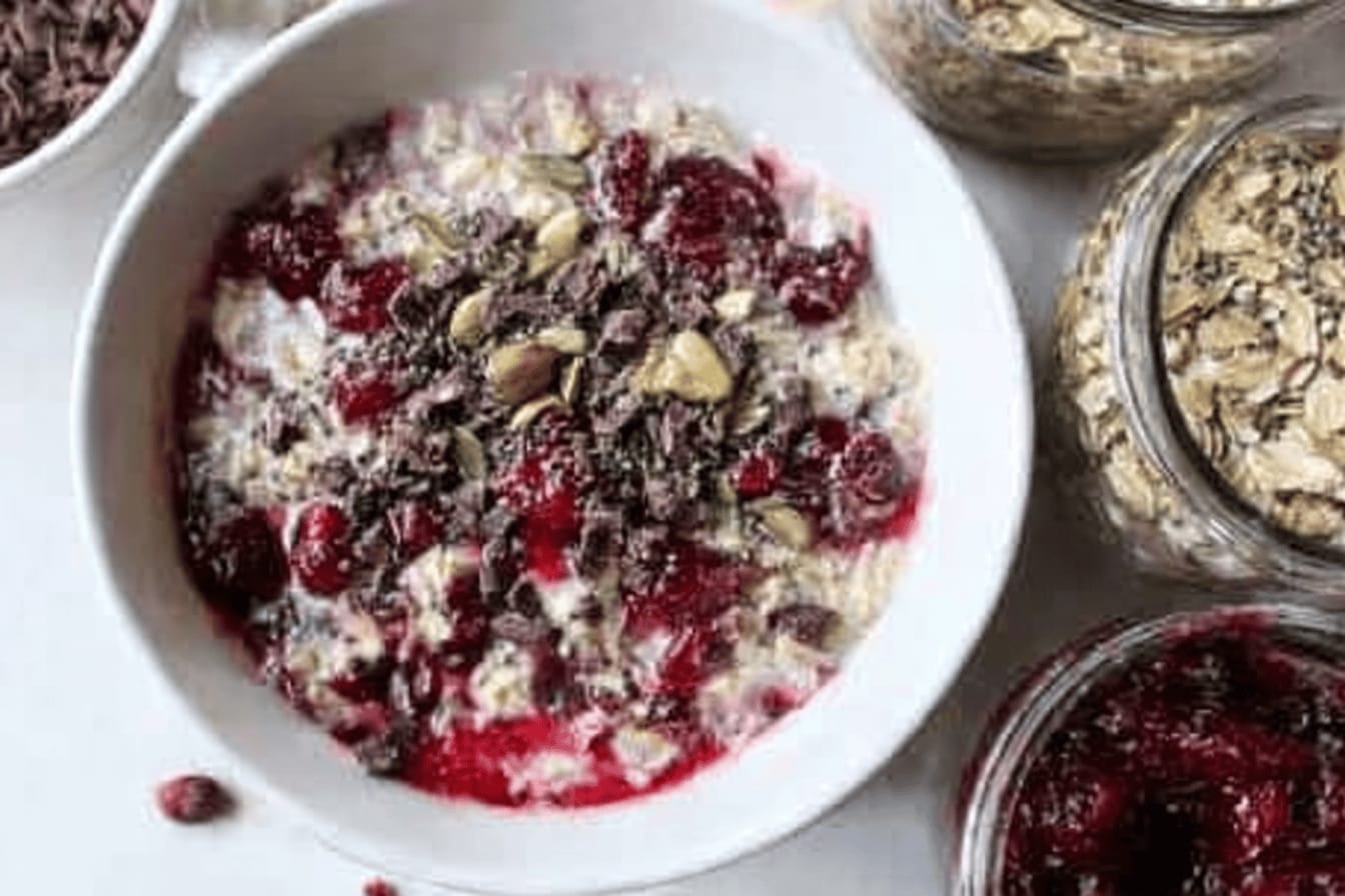 Cranberry Overnight Oats Recipe for Breakfast