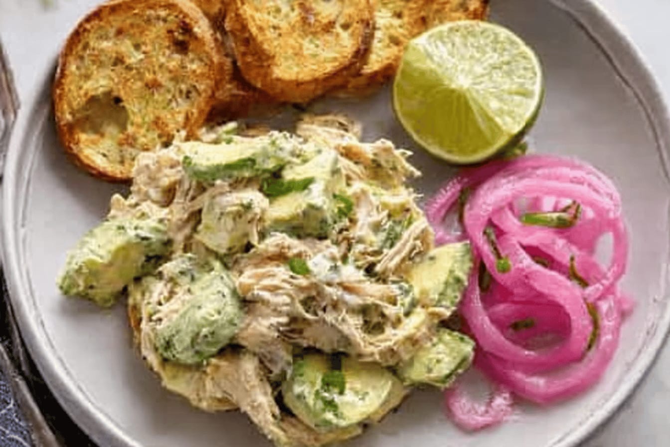 Creamy Avocado Chicken Salad Recipe