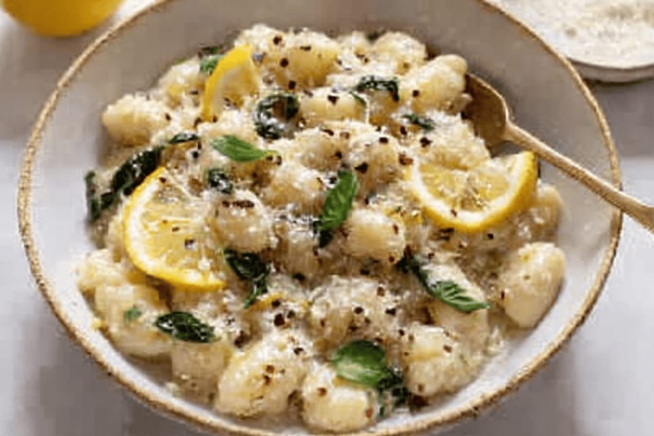 Creamy Lemon Gnocchi in One Pot