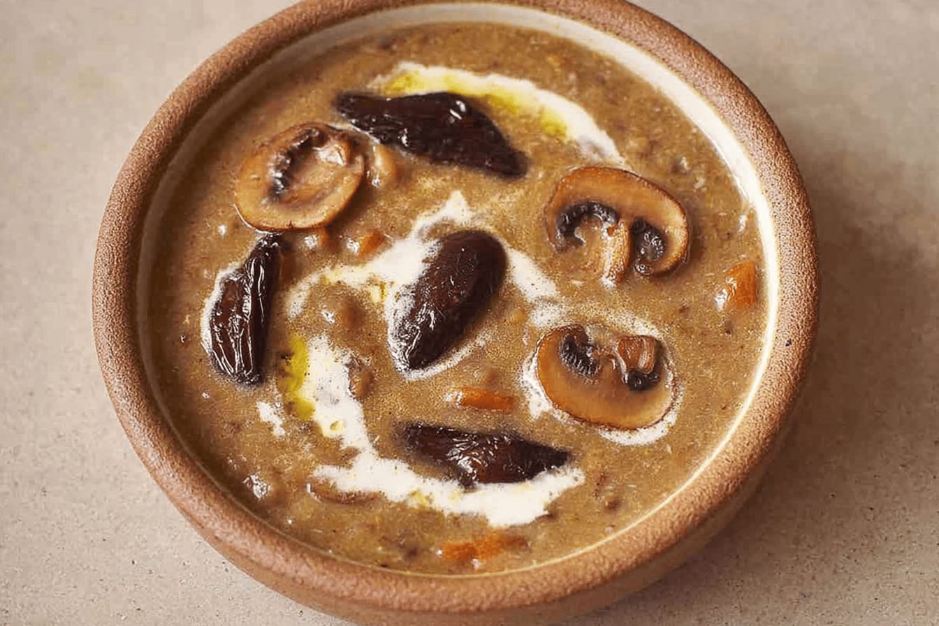 Creamy Mushroom Soup Recipe by Jamie Oliver