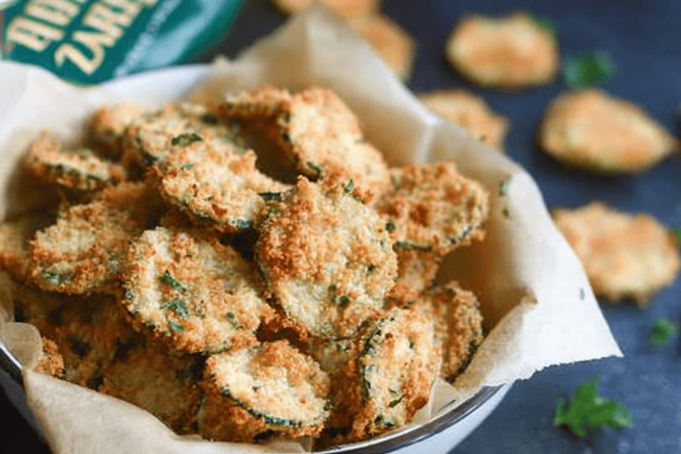 Crispy Baked Zucchini Chips Recipe