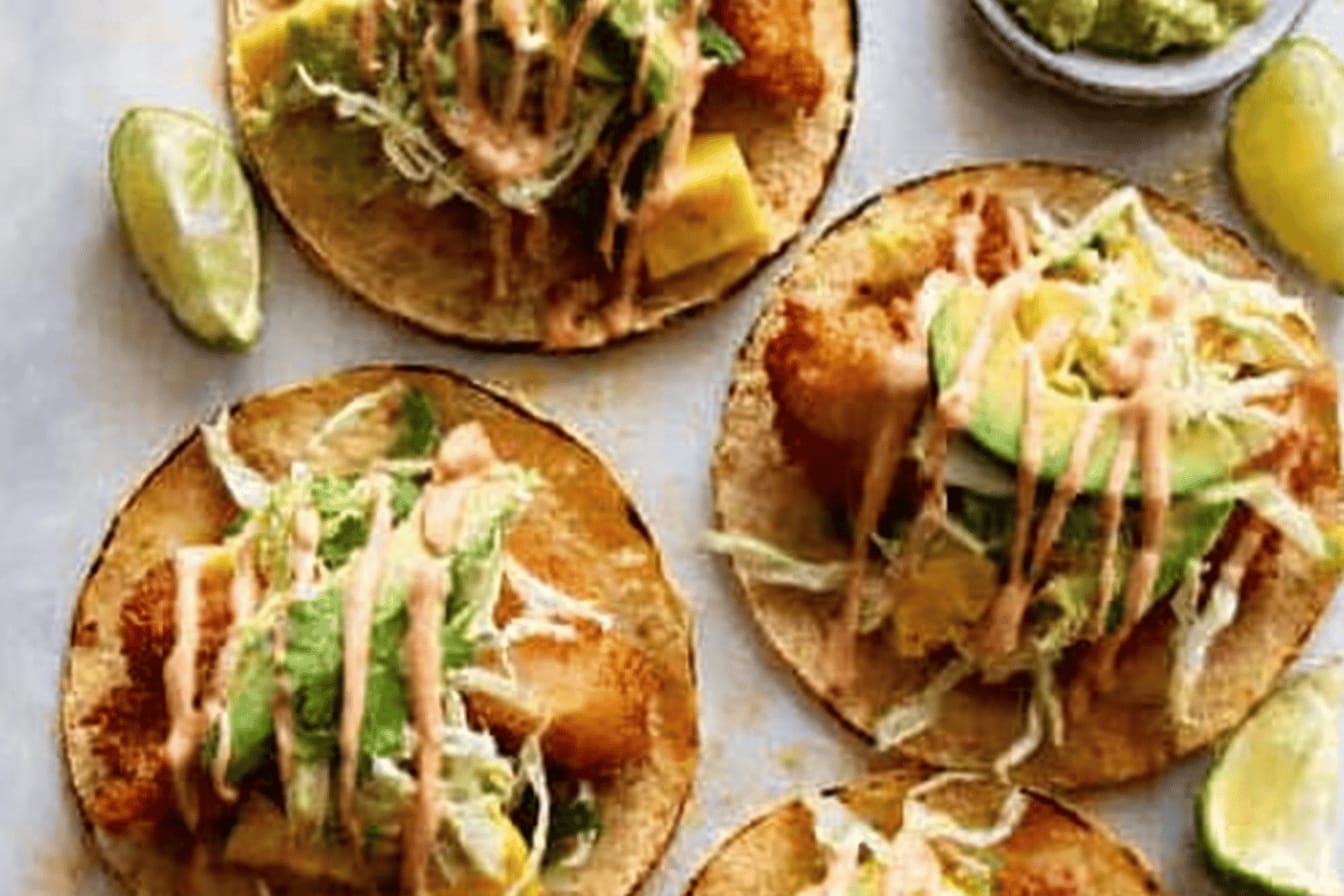 Crispy Beer Battered Fish Tacos Recipe