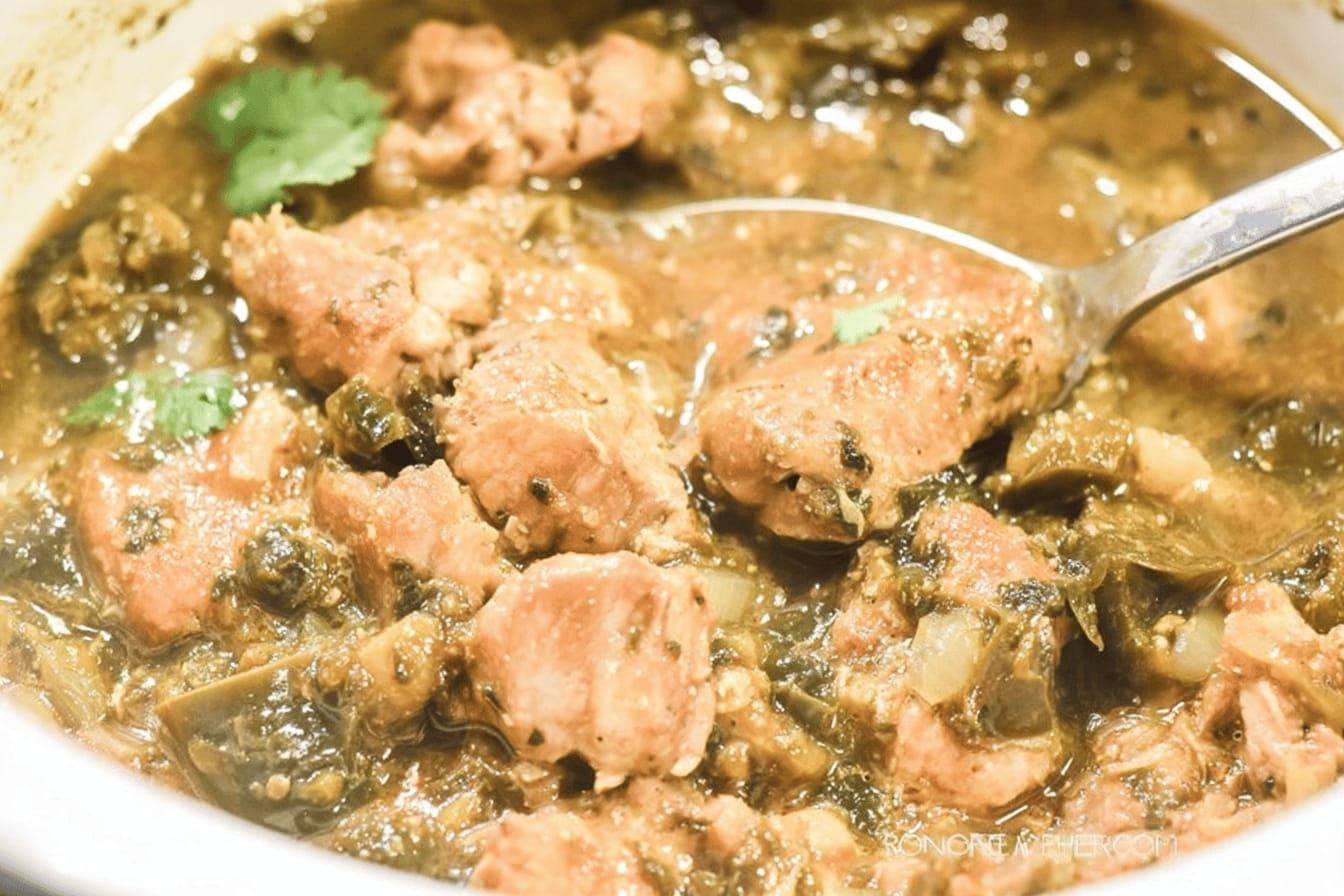 Crockpot Pork Chile Verde Recipe Delight