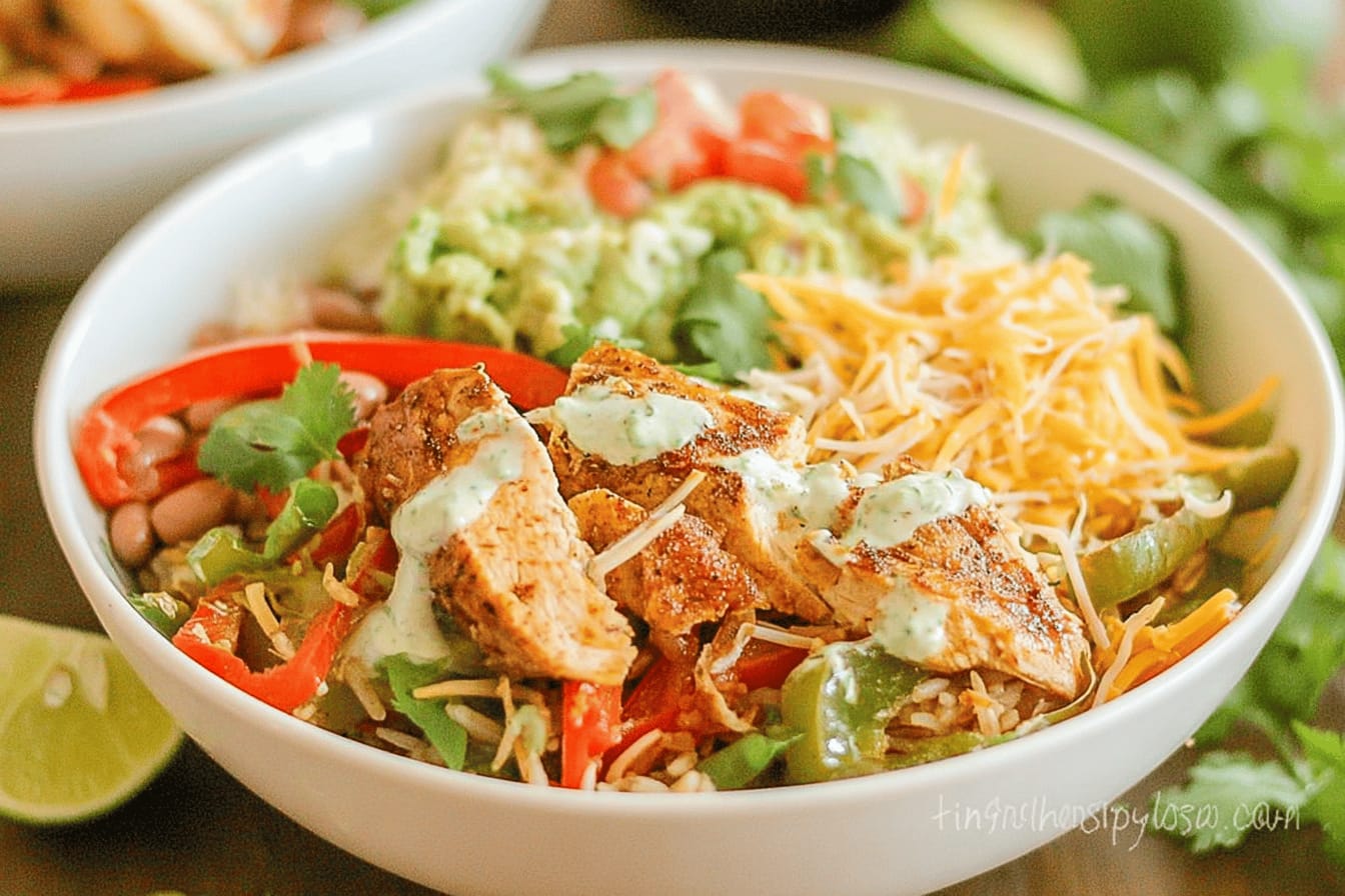 Delicious Chicken Fajita Bowls Recipe