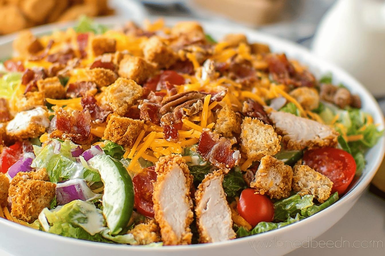 Delicious Chicken Tender Salad Recipe