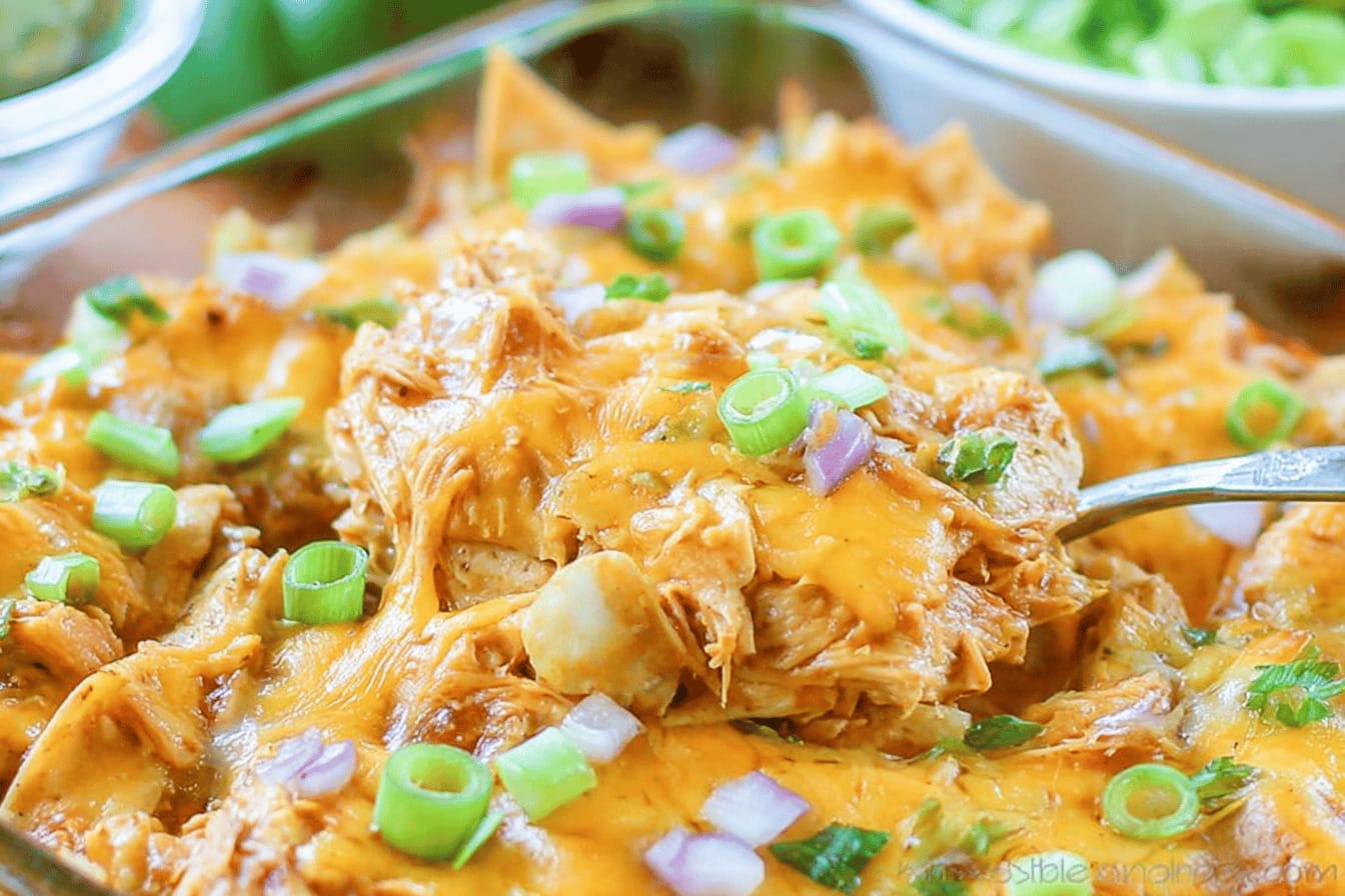 Easy Chicken Enchilada Casserole Recipe