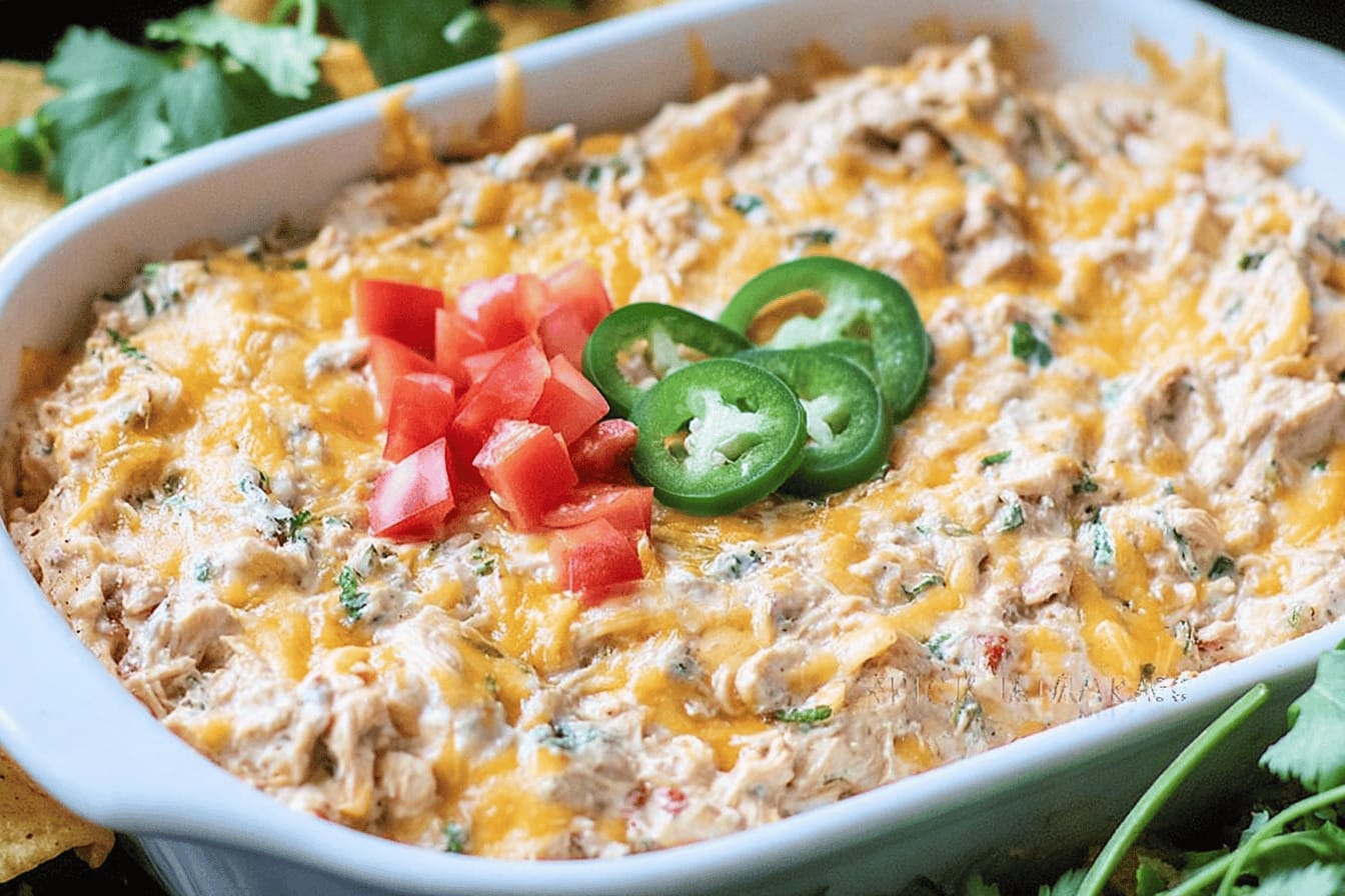 Easy Chicken Fajita Dip Recipe for Parties