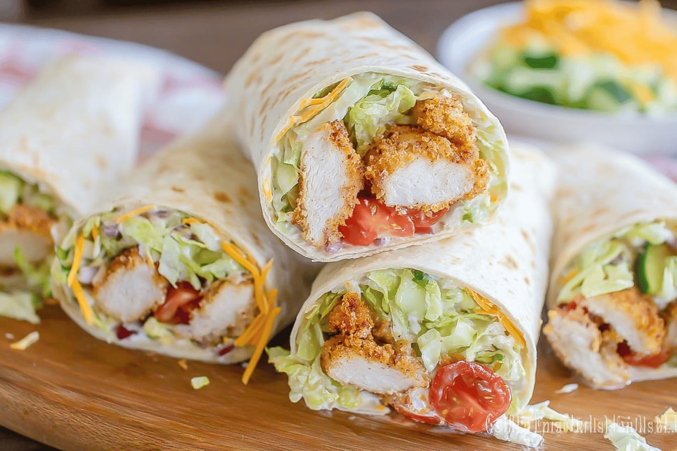 Easy Chicken Tender Wrap Recipe