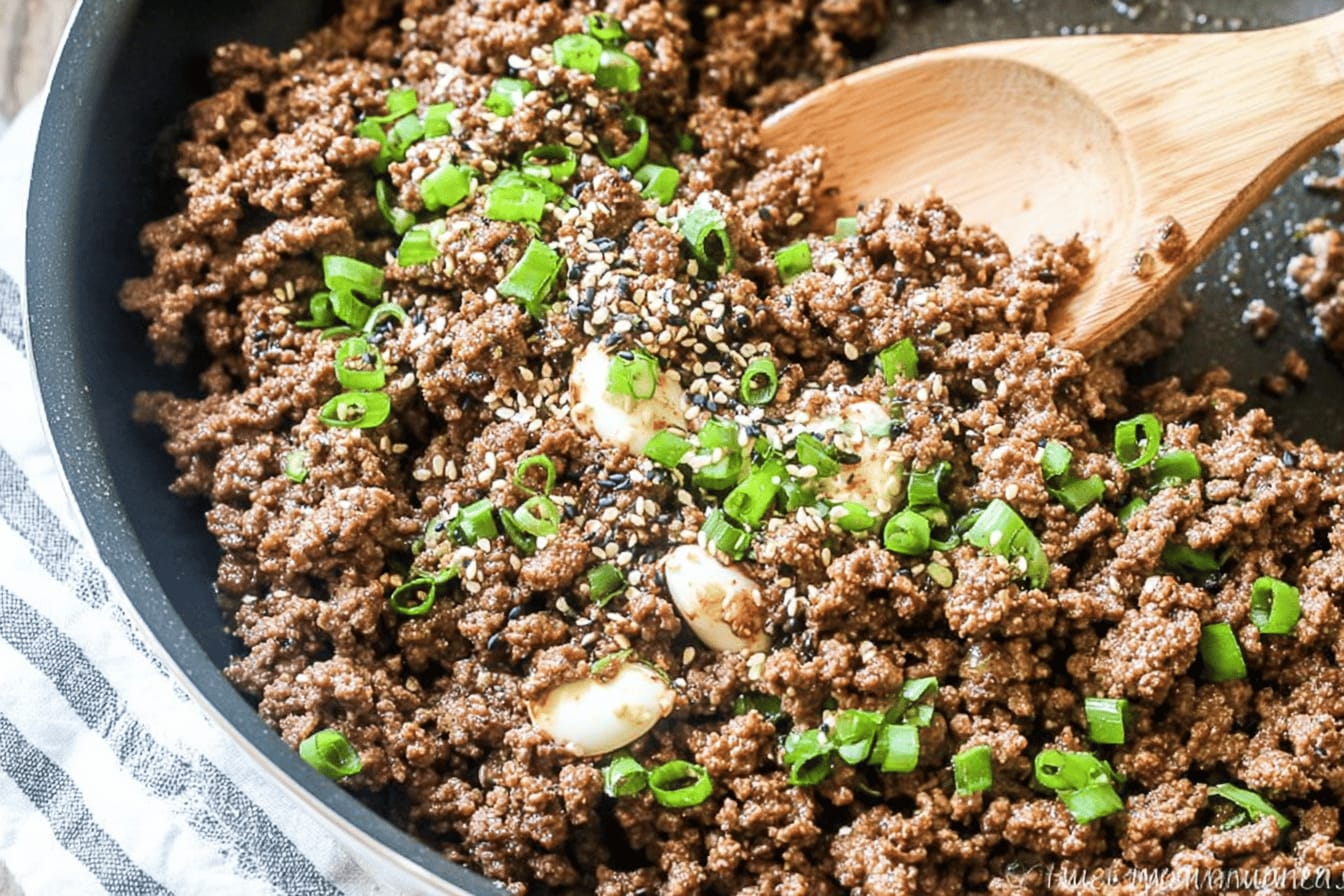 Easy Ground Beef Bulgogi Recipe