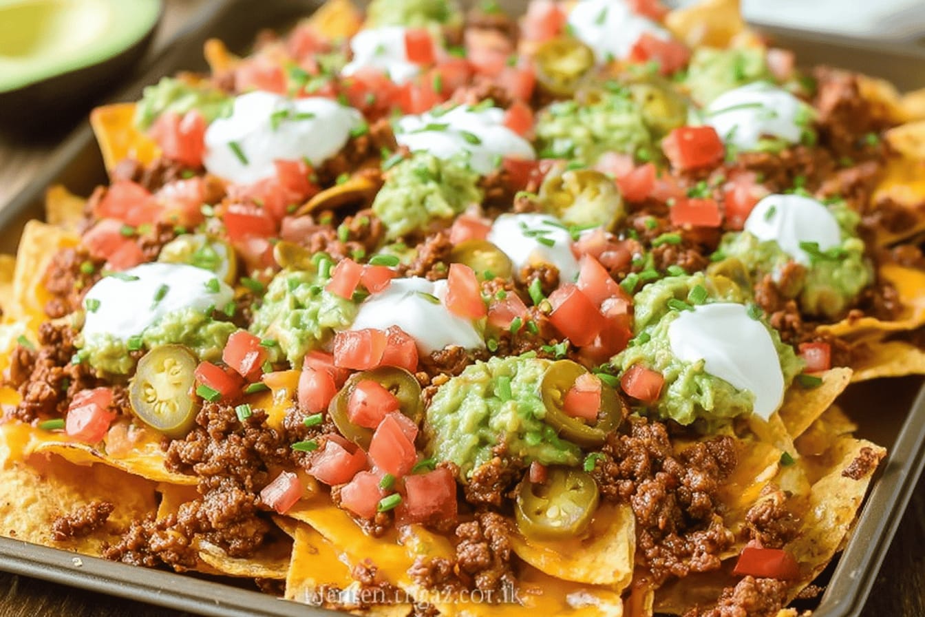 Easy Ground Beef Nachos Recipe