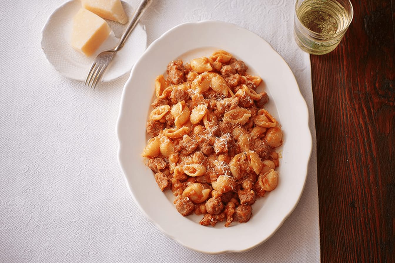 Easy Sausage Pasta Recipe by Jamie Oliver