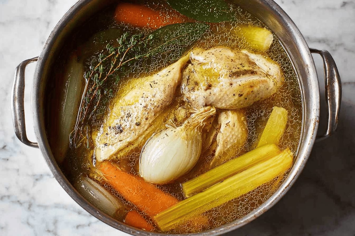 Easy Simple Poached Chicken Recipe by Jamie Oliver