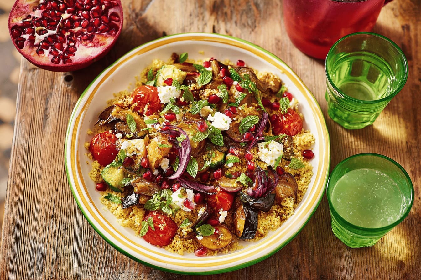 Epic Couscous Salad with Fresh Vegetables