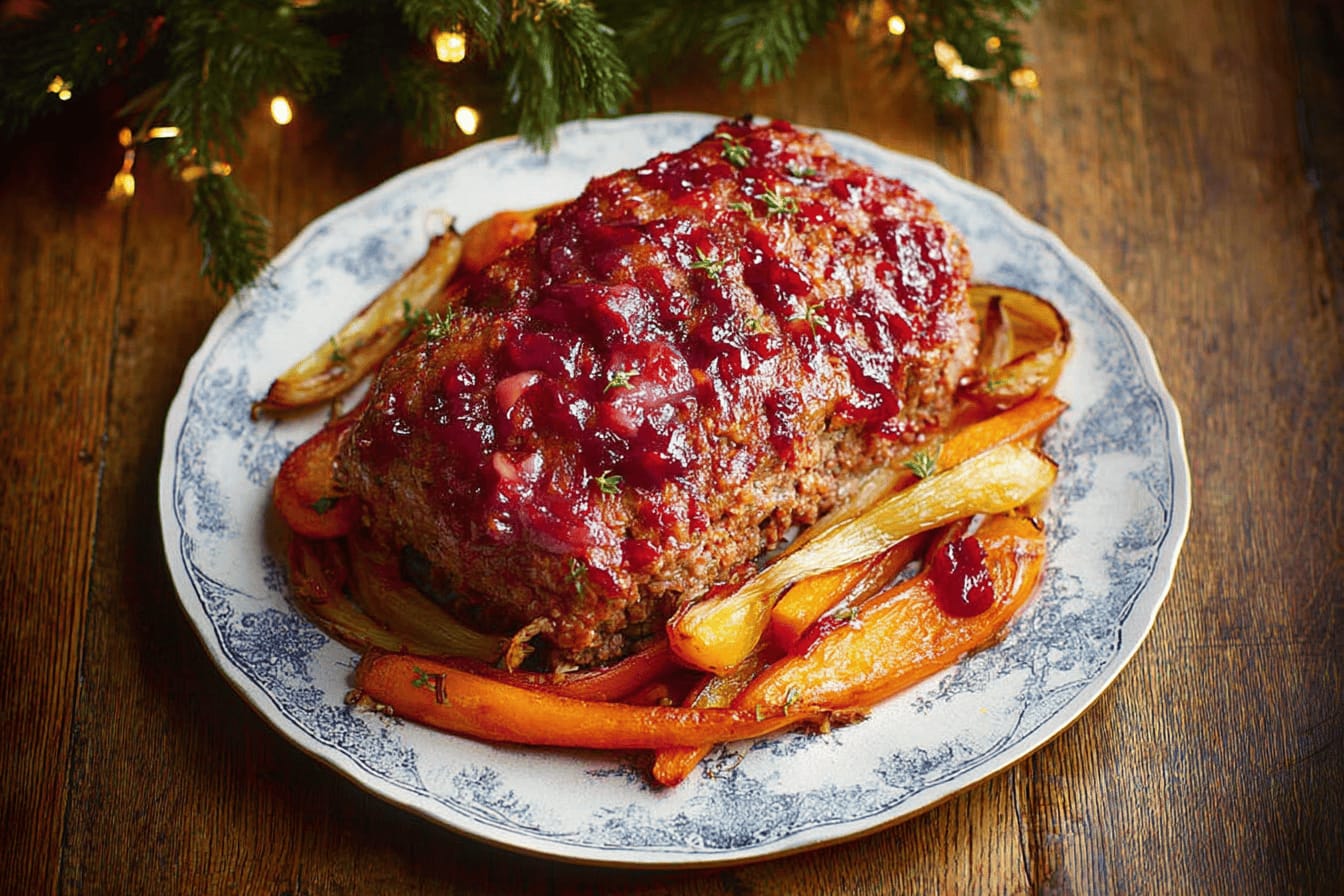 Festive Pork Meatloaf Recipe by Jamie Oliver