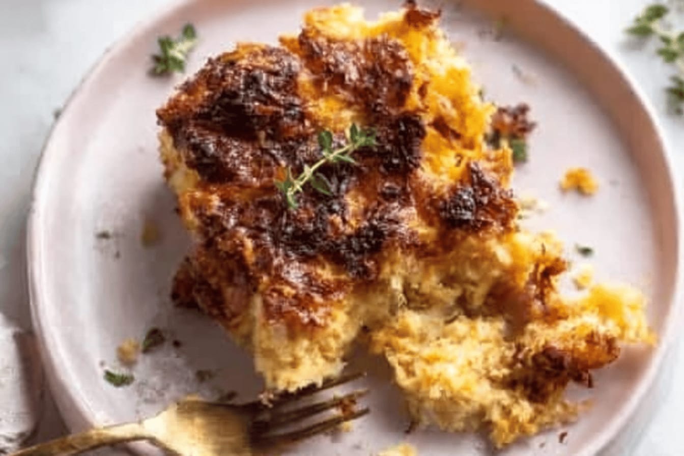French Onion Croissant Bake Recipe Delight
