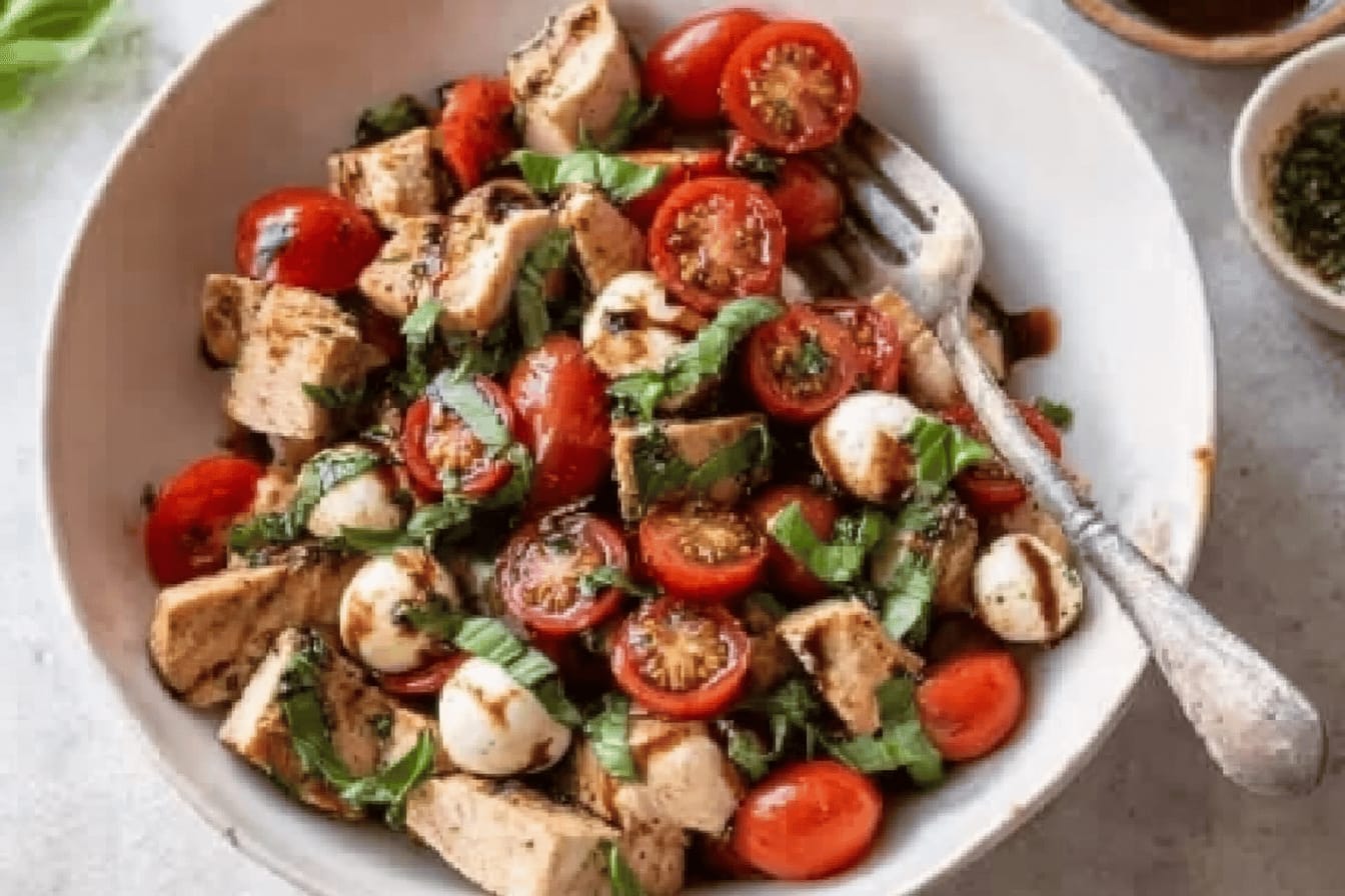 Grilled Chicken Caprese Bowl Recipe