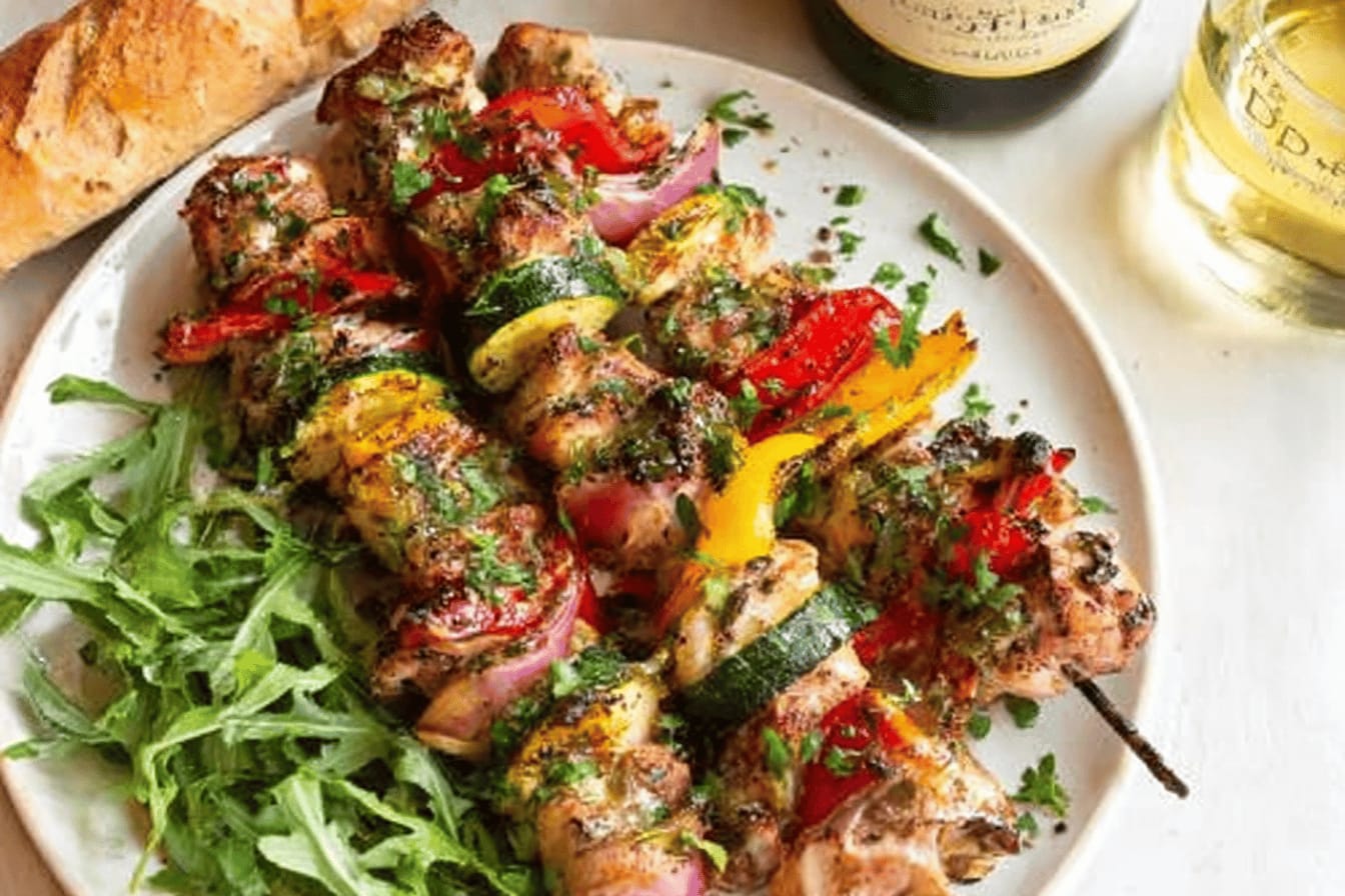 Grilled Chicken Kabobs Recipe for Summer BBQ