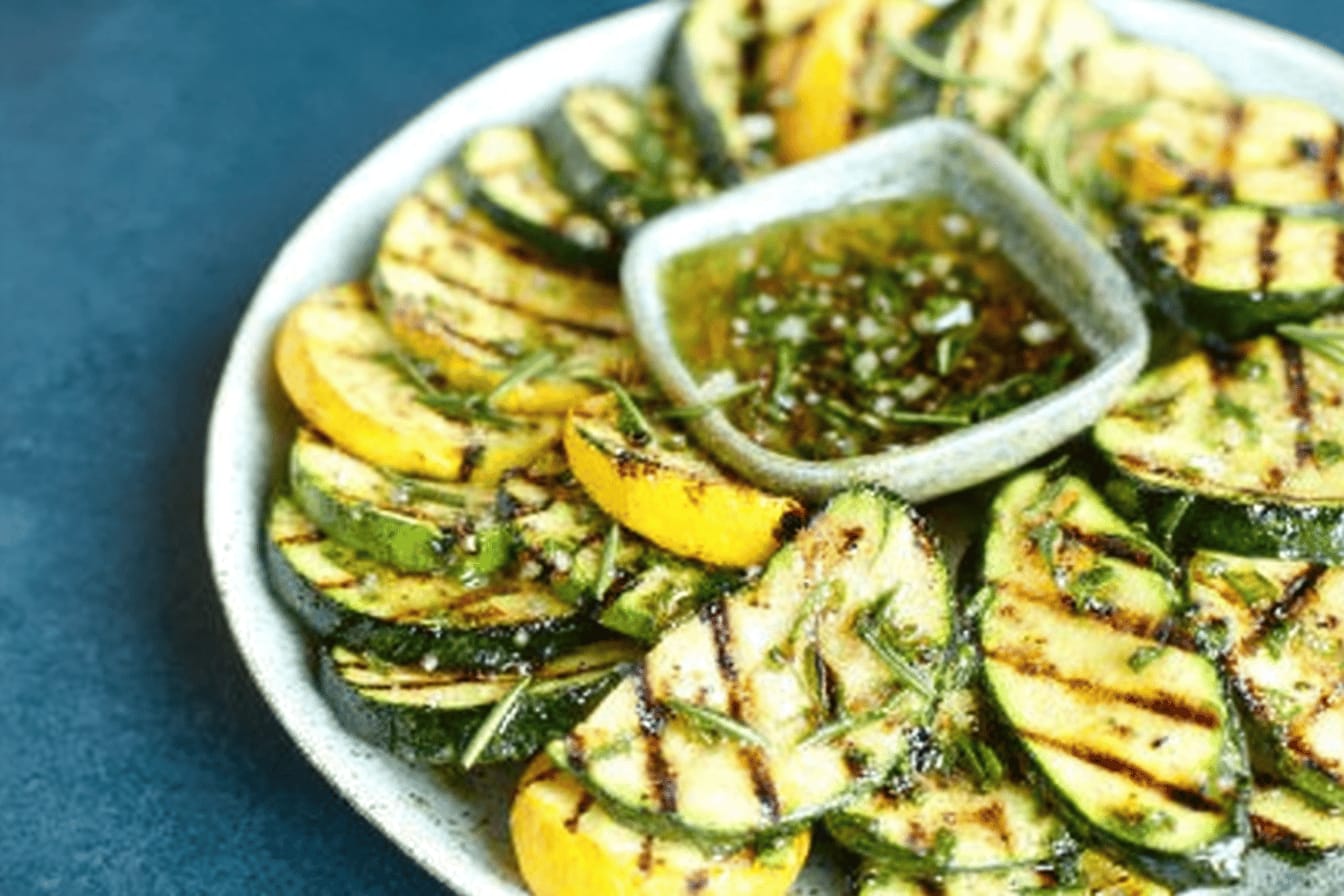 Grilled Garlic Herb Zucchini Recipe