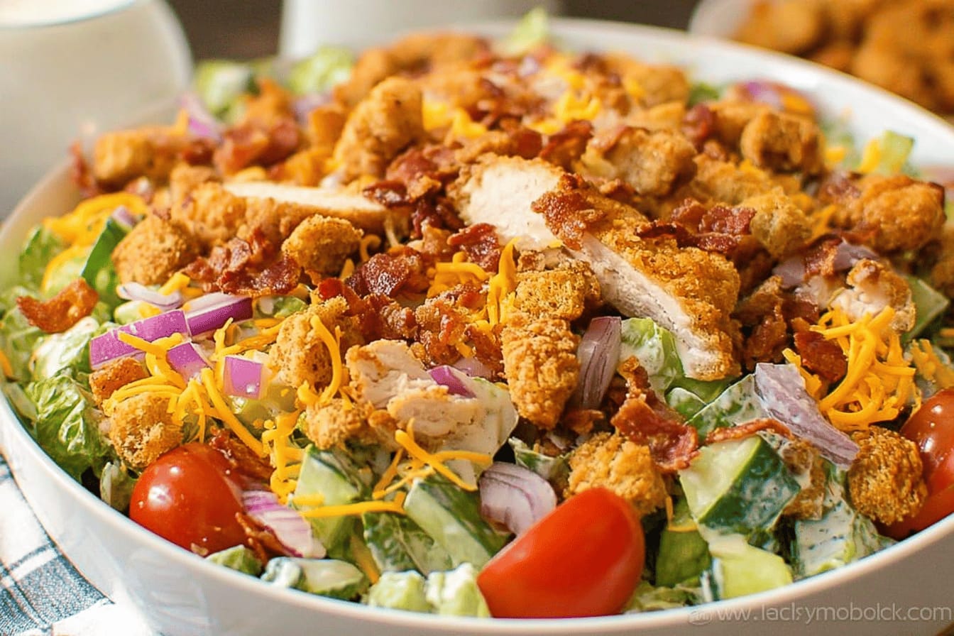 Healthy Chicken Tender Salad Recipe