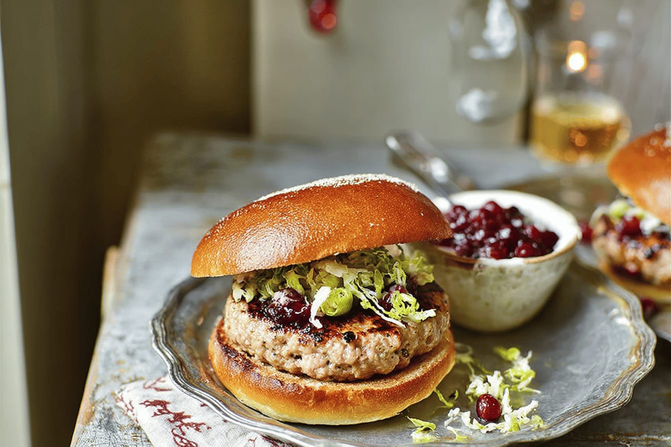 Hix Turkey Burger Recipe by Jamie Oliver
