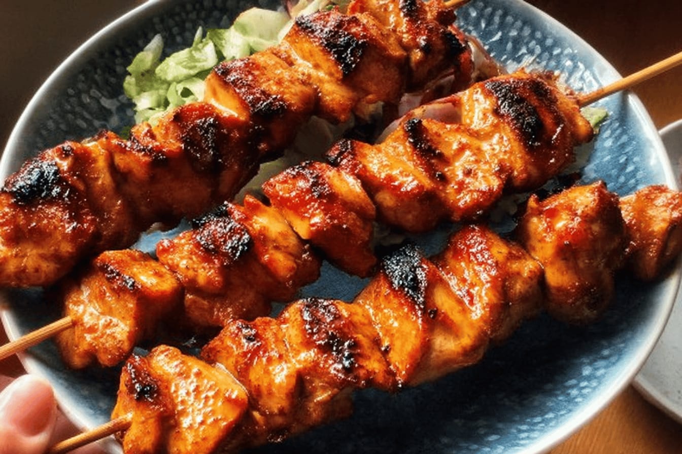 Honey Chipotle Chicken Skewers Recipe