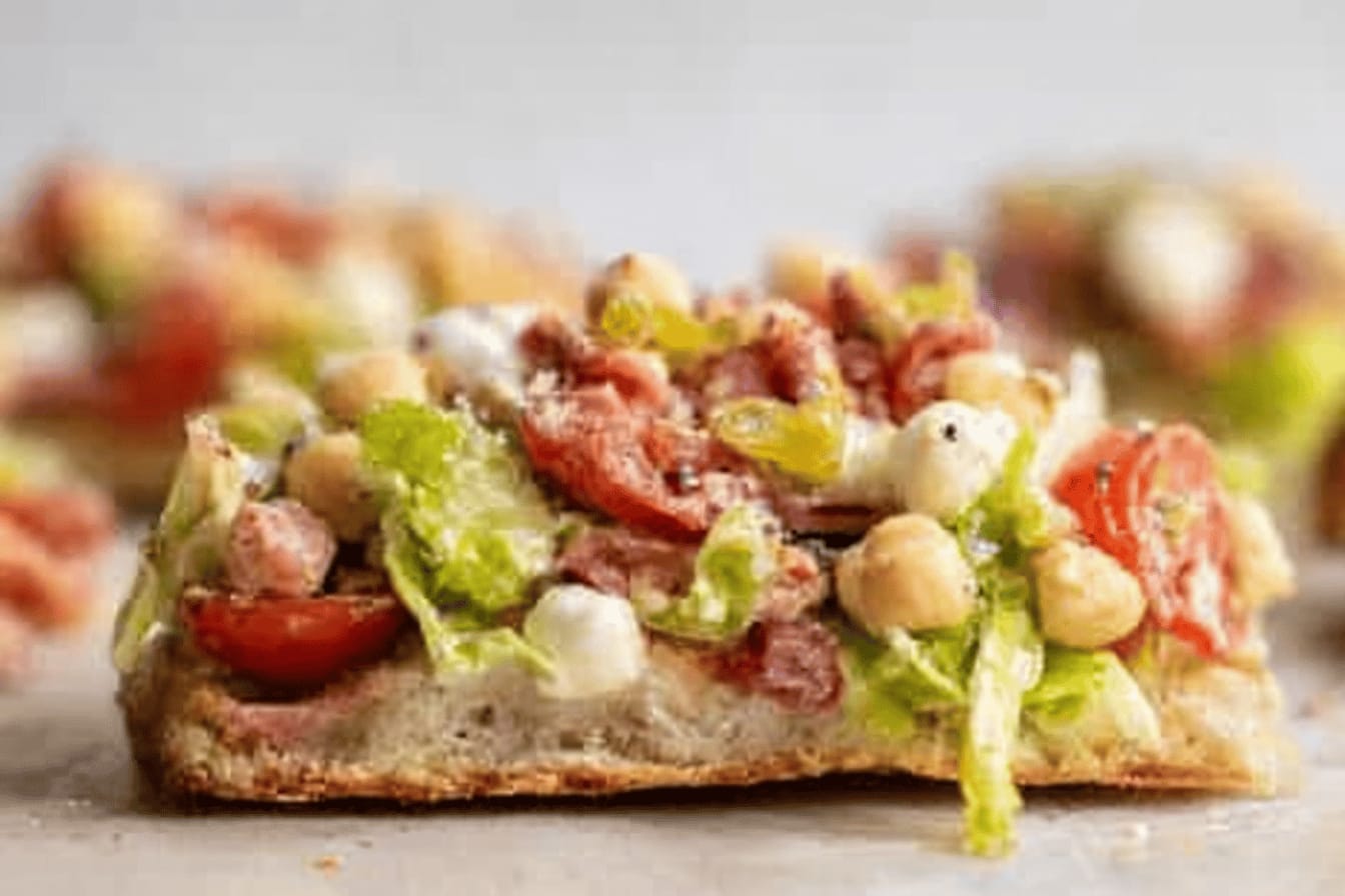 Italian Chopped Salad Pizza Recipe