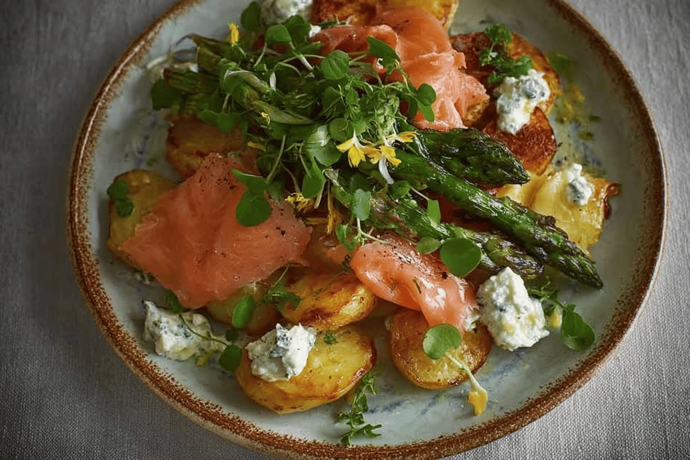 Jersey Royal Vegetable Traybake Recipe