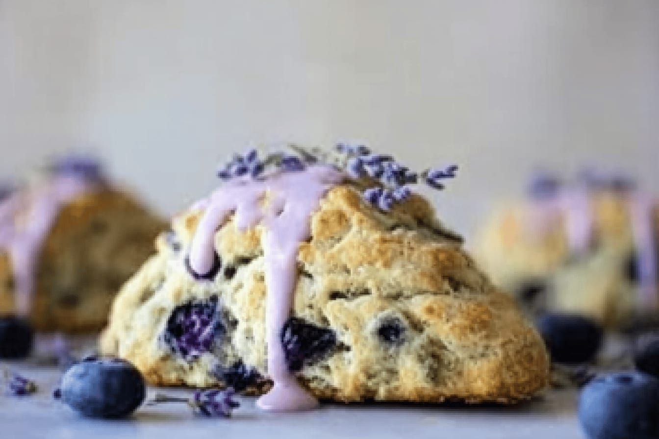 Lavender Blueberry Scones Recipe Delight