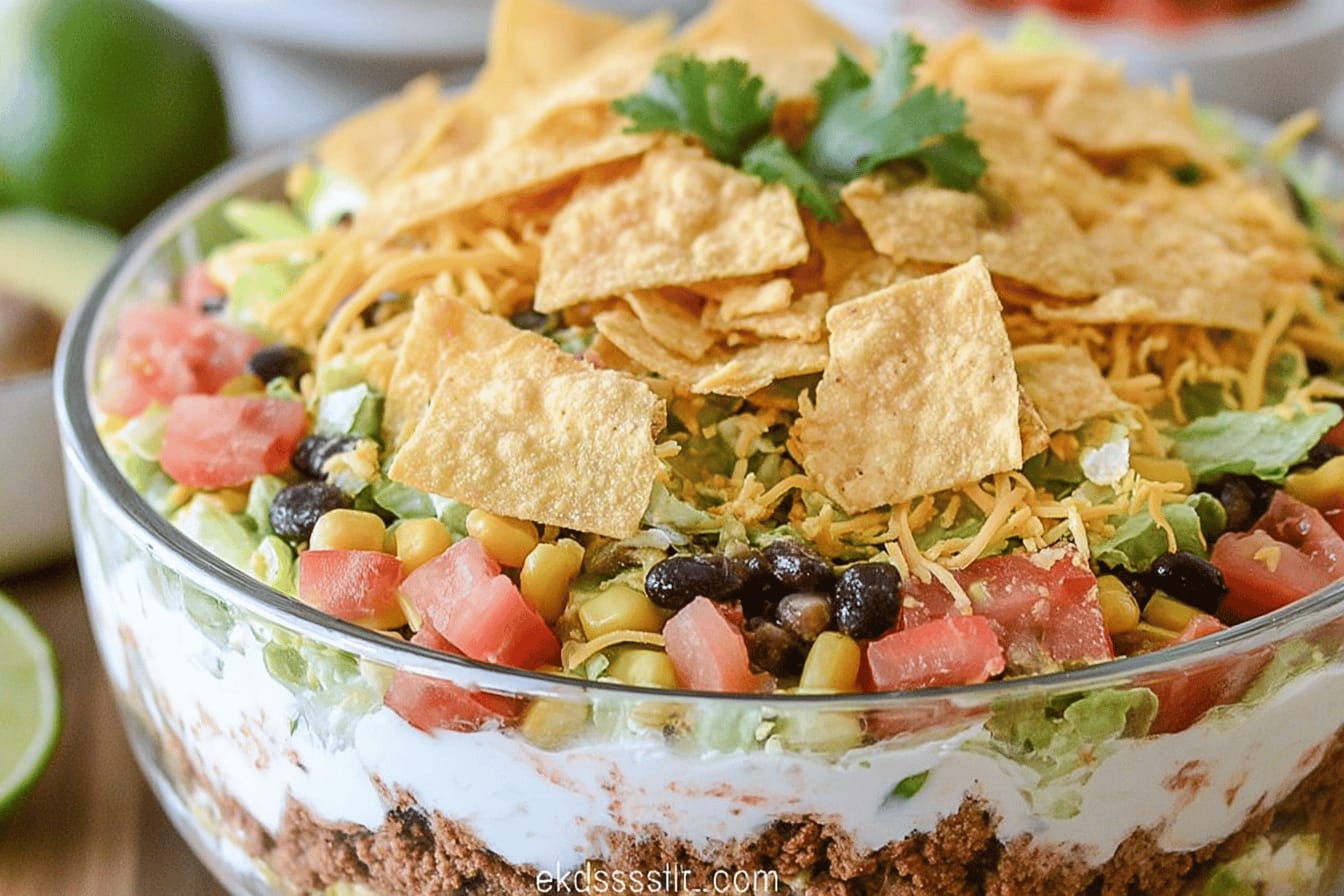 Layered Taco Salad Recipe for Easy Meals