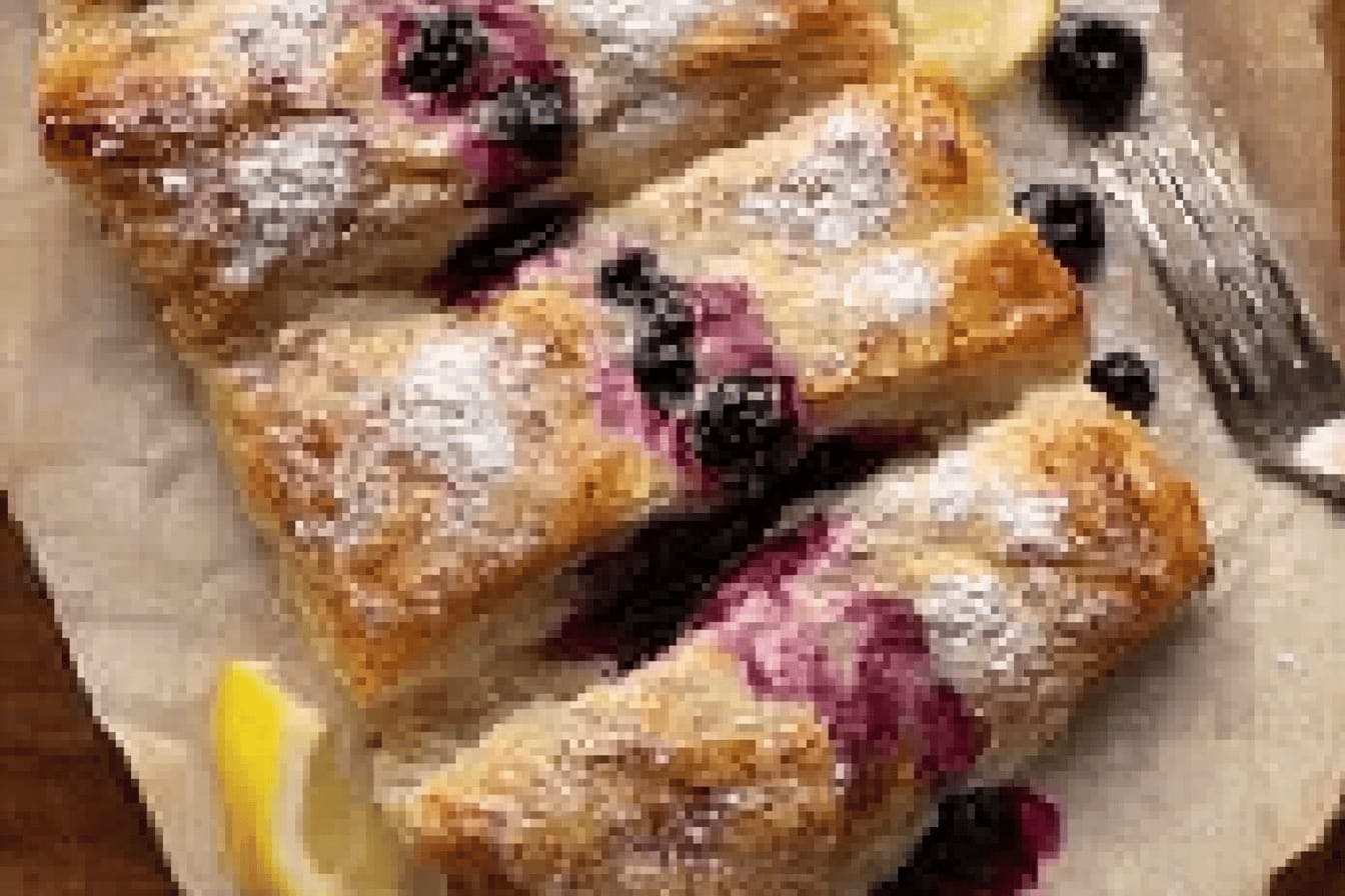 Lemon Blueberry Cheese Danish Recipe