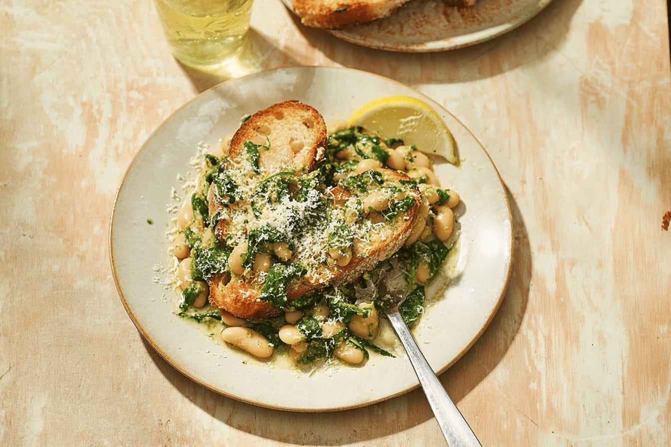 Lemony Pesto Beans Recipe by Jamie Oliver
