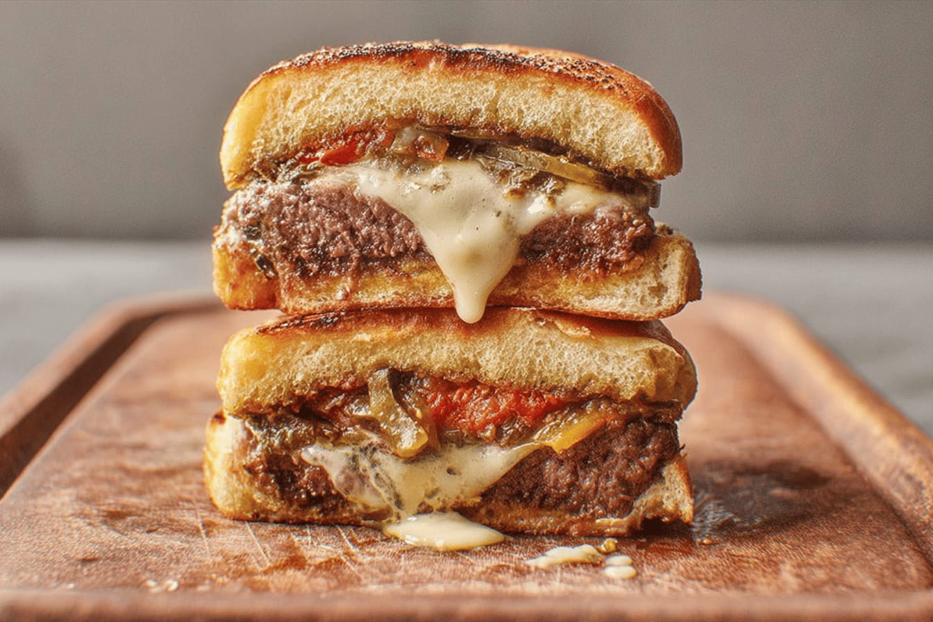 Loaded Beef Burger Recipe by Jamie Oliver