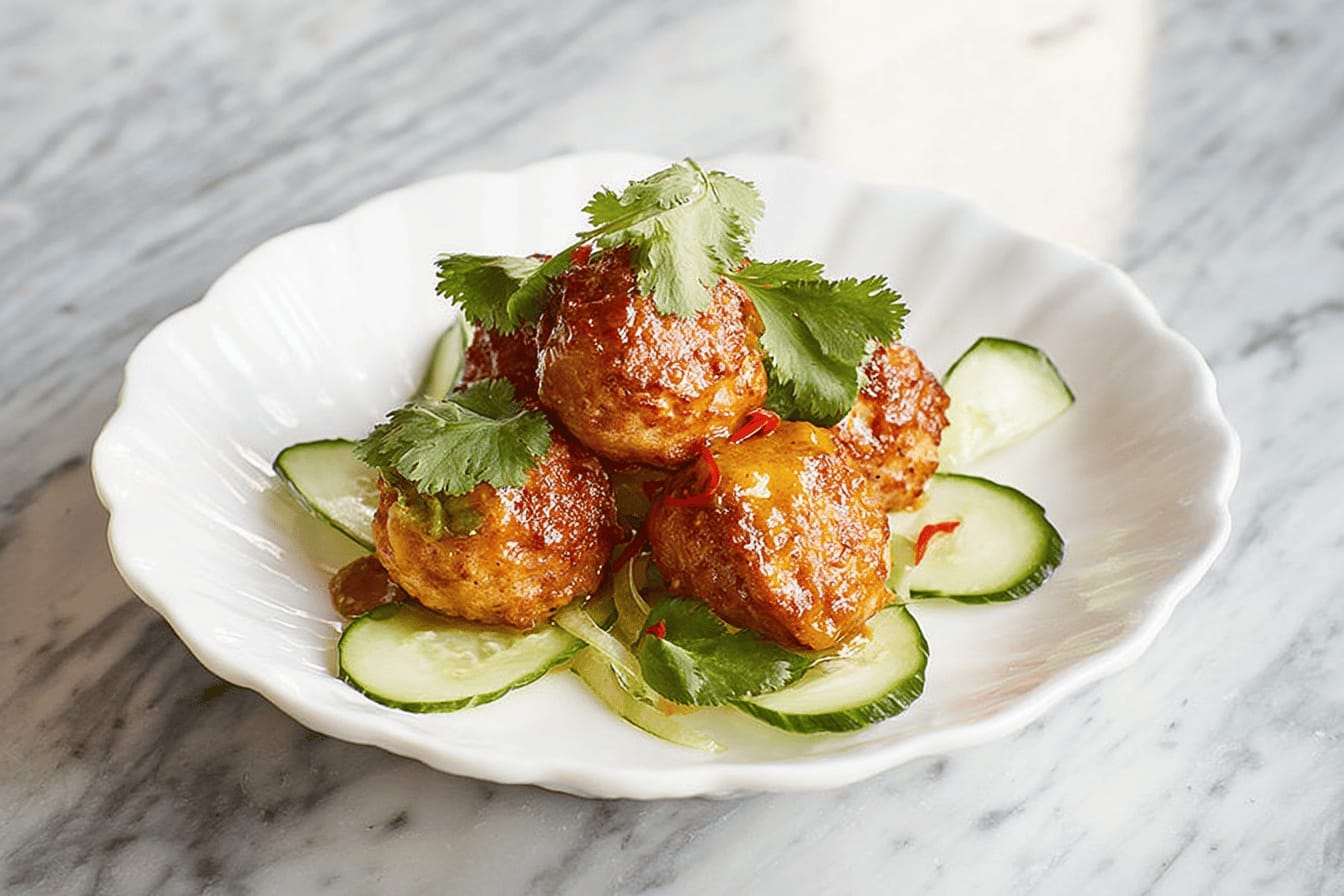 Mango Chutney Fish Balls Recipe