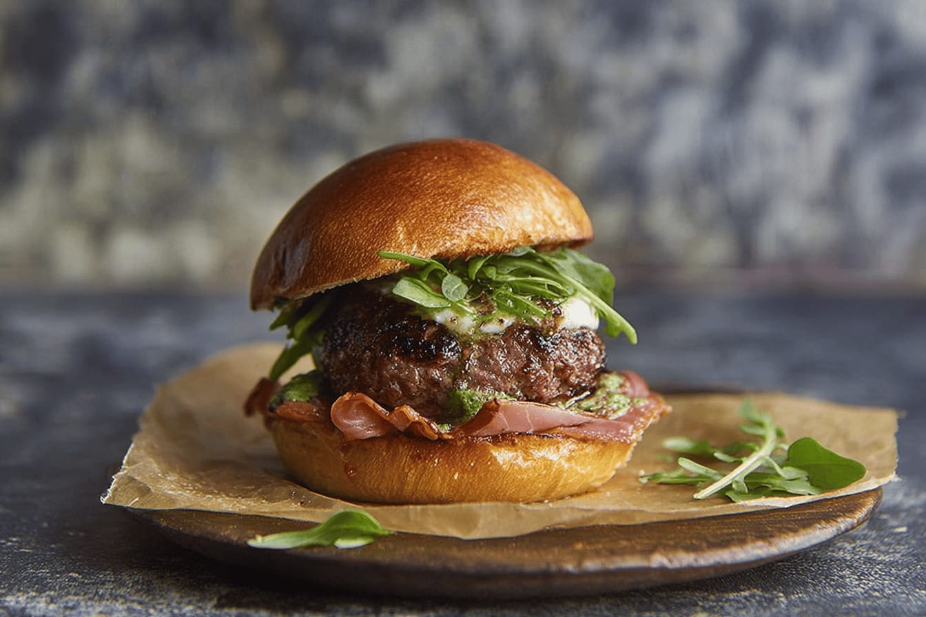 Mega Mozzarella Stuffed Burgers Recipe