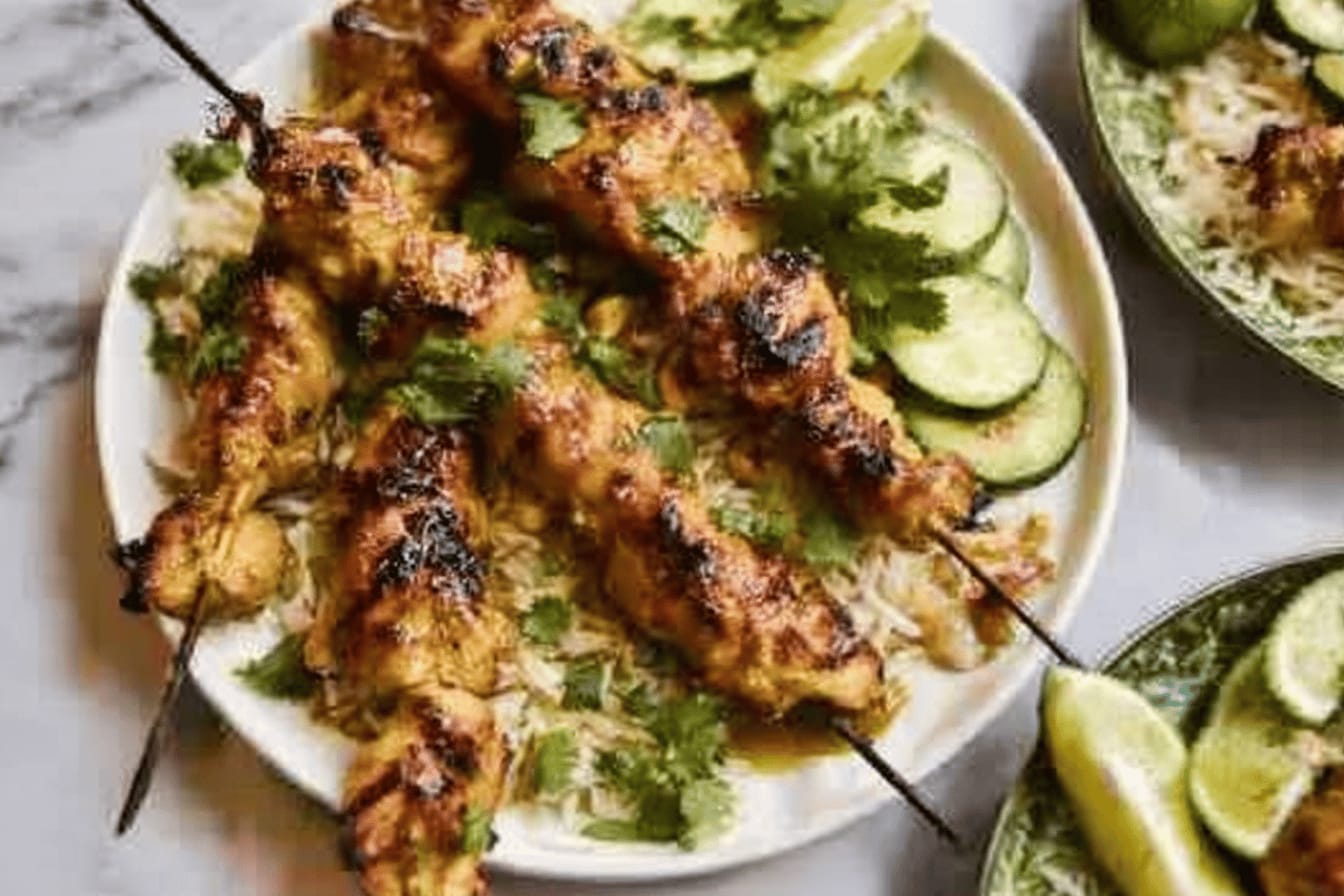 Peanut Chicken Kabobs Recipe Delight