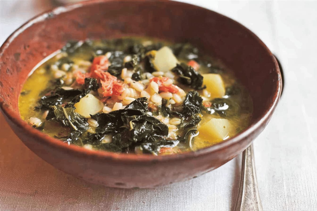 Pearl Barley and Cavolo Nero Soup Recipe