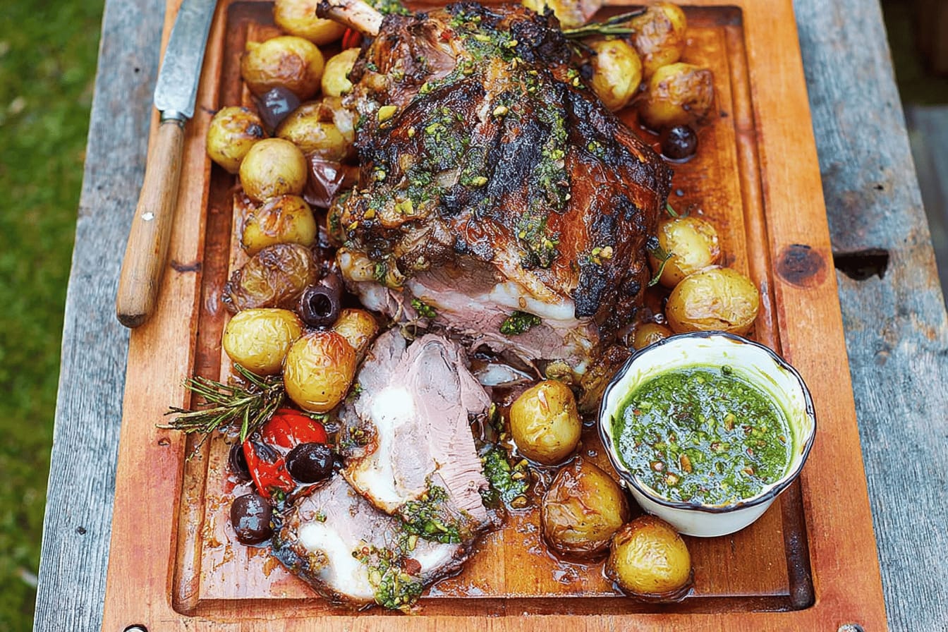 Rotisserie Leg of Lamb Recipe by Jamie Oliver