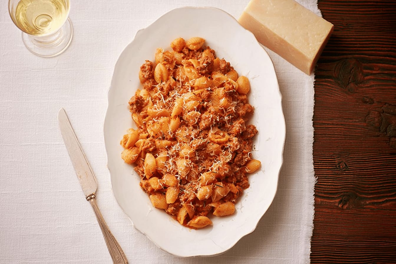 Simple Sausage Pasta Recipe by Jamie Oliver