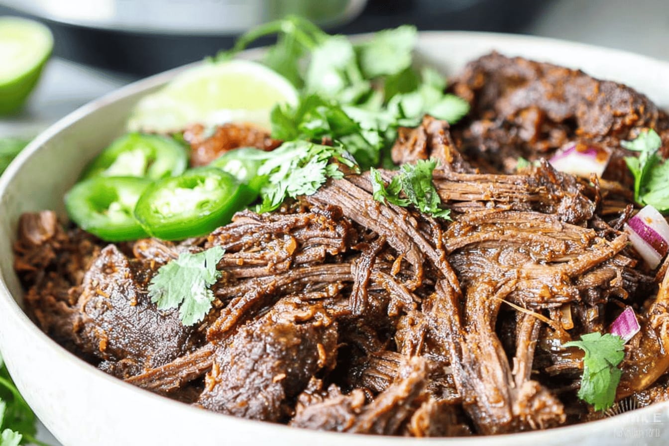 Slow Cooker Beef Barbacoa Recipe