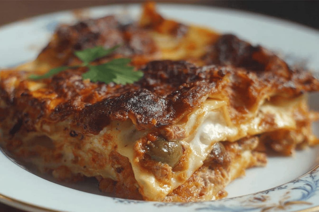 Sophie’s Sardine Puttanesca Lasagne Recipe