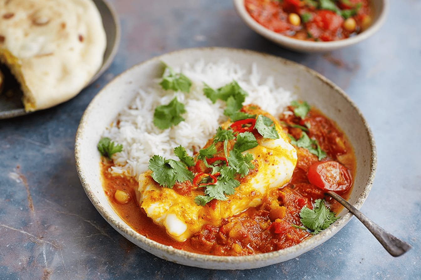 Speedy Cod Curry Recipe by Jamie Oliver