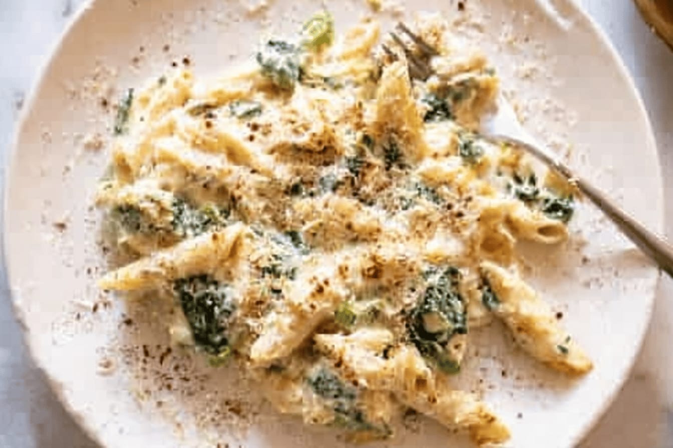 Spinach Artichoke Pasta Skillet Recipe
